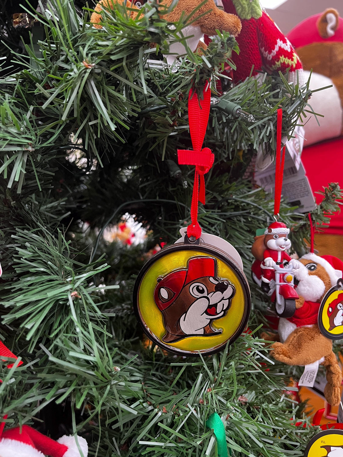 Buc-ee’s Logo Hanging Decoration, Wooden Ornament, Car Accessory, Office Decor, Bucees Logo, Texas Gift, Housewarming Gift 3"
