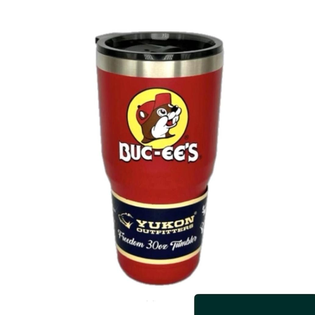 Buc-ee's Red Stainless Steel Tumbler, 30oz Insulated Travel Mug