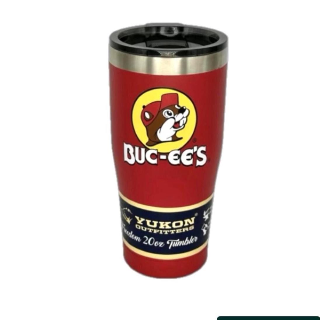 Buc-ee's Red Stainless Steel Tumbler, Double Wall Insulated 20oz