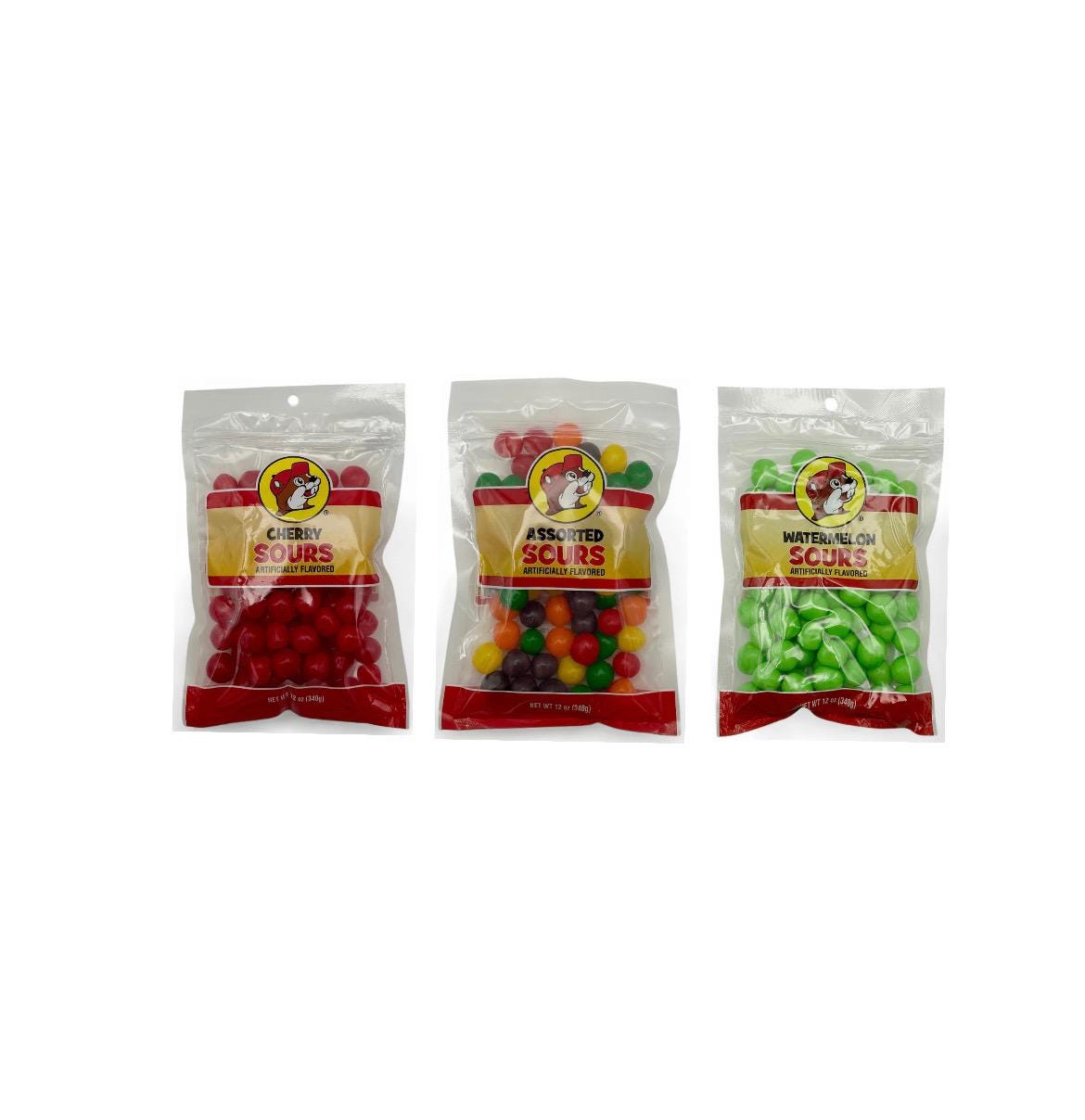 Buc-ee’s Sour Candy - Balls, Belts, or Variety Pack