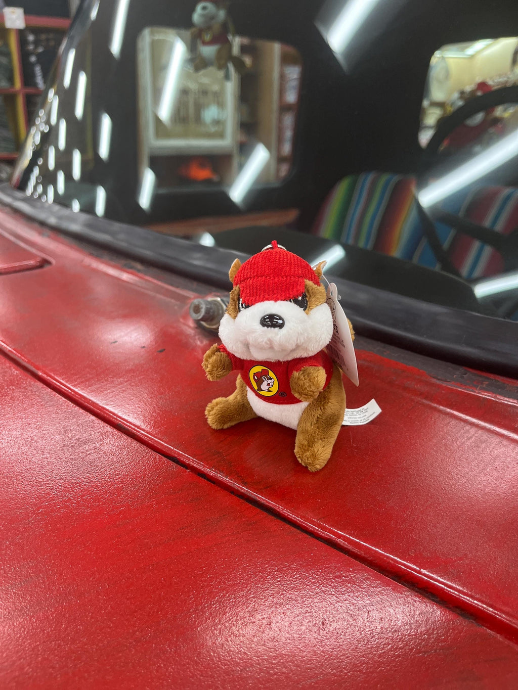 Buc-ee Mini Plush, Stuffed Animal, Beaver Keychain, Backpack Plush, Party Favors, Birthday Gift, collectible, 3.5"
