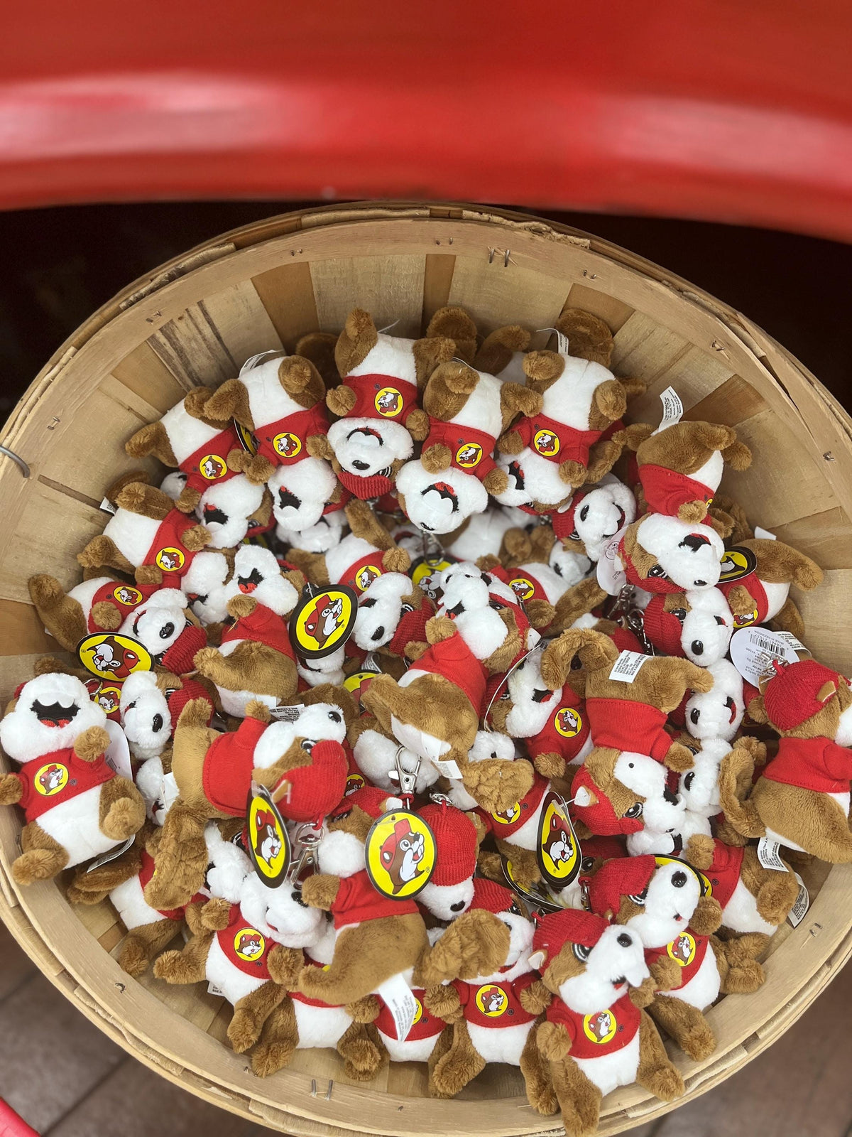 Buc-ee Mini Plush, Stuffed Animal, Beaver Keychain, Backpack Plush, Party Favors, Birthday Gift, collectible, 3.5"