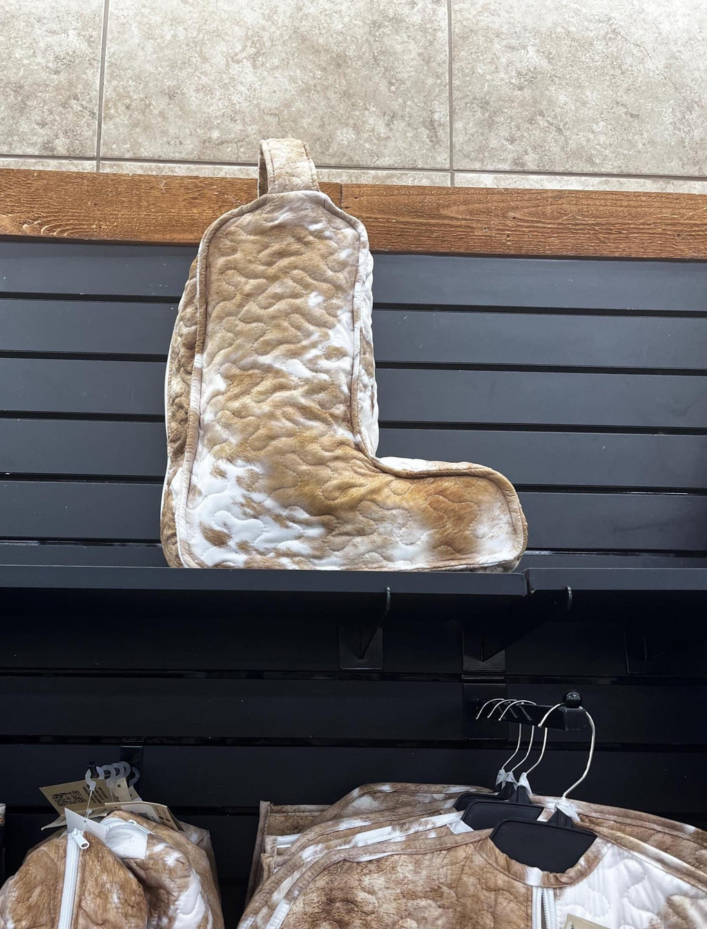 Buc-ee's Quilted Western Boot Bag, Palomino Paint