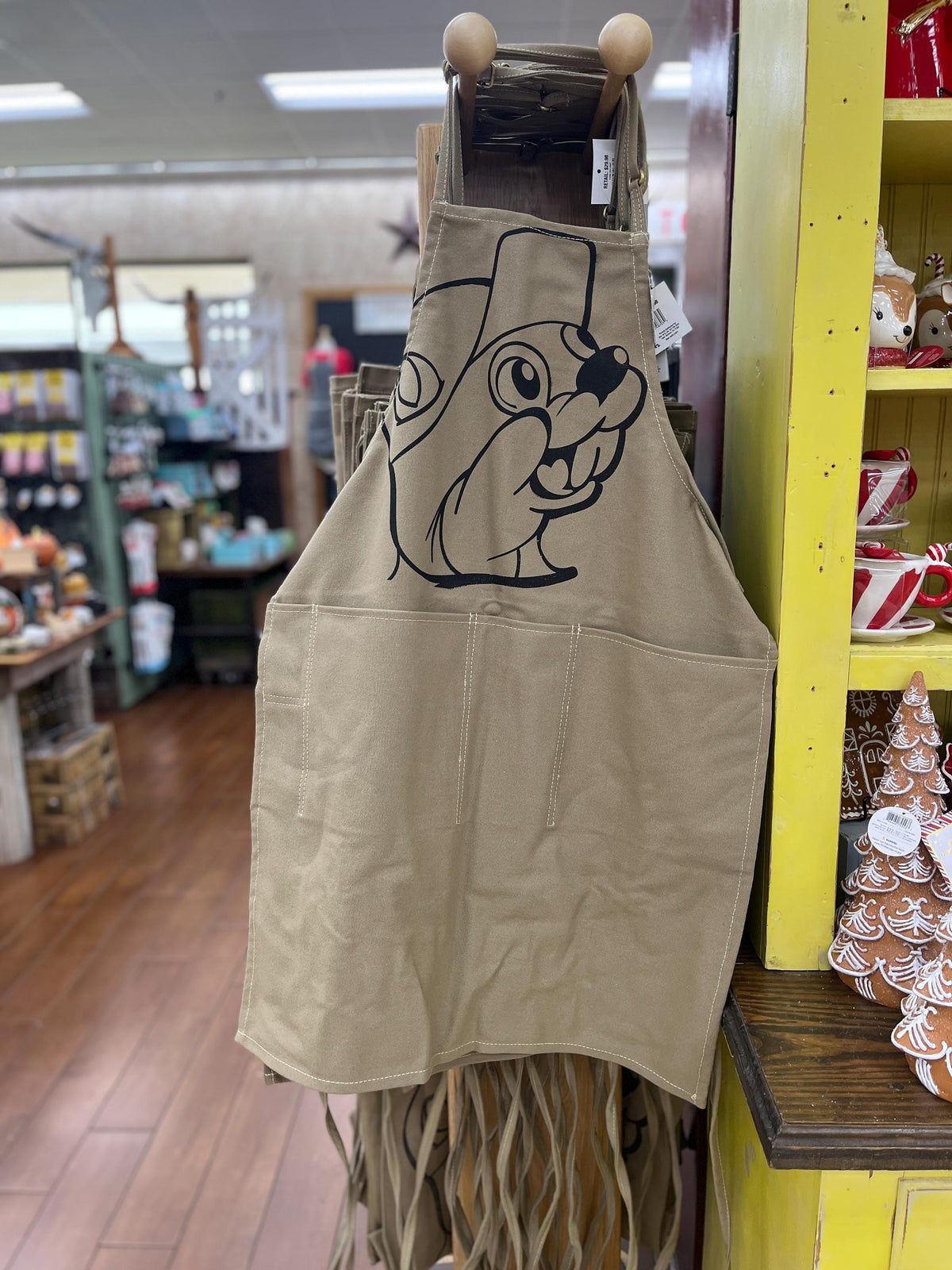 Buc-ee’s Apron, Bucees Logo Canvas Apron, Adjustable Apron, Chef Apron, Thick canvas and durable, BBQ apron, Valentines Gift, Gift for Him