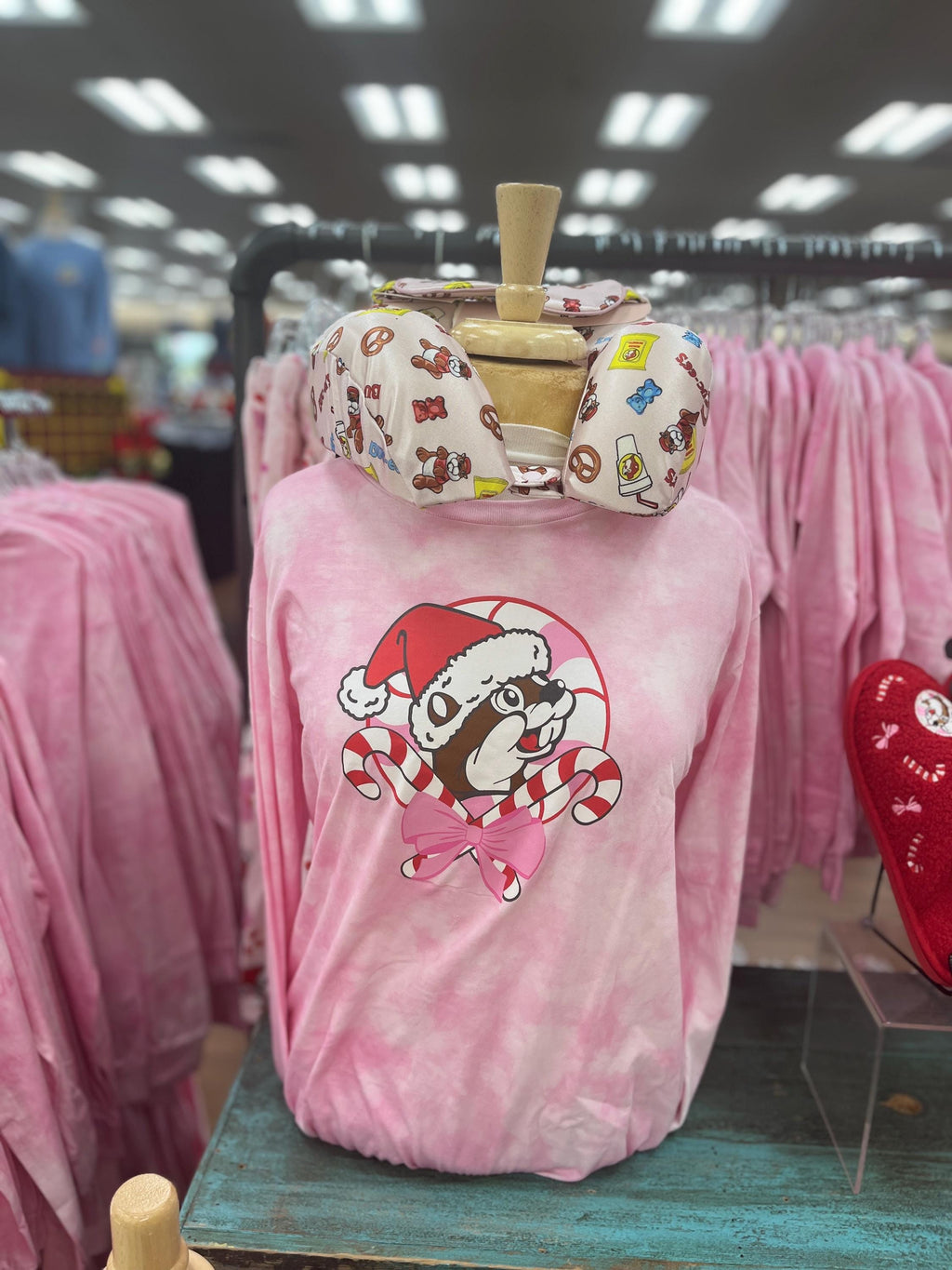 Buc-ee’s Valentine’s Gift, Travel Pillow, Memory Foam, Bucees Snacks, Eye Mask, Travel gift, Valentines Day Gift, **Sold out in stores**