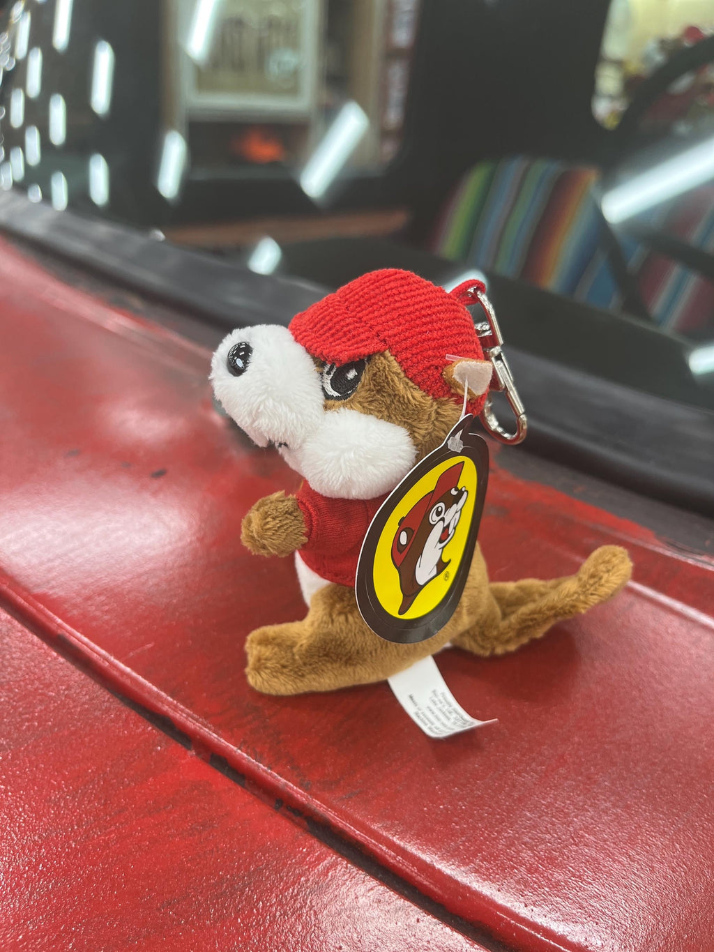 Buc-ee Mini Plush, Stuffed Animal, Beaver Keychain, Backpack Plush, Party Favors, Birthday Gift, collectible, 3.5"