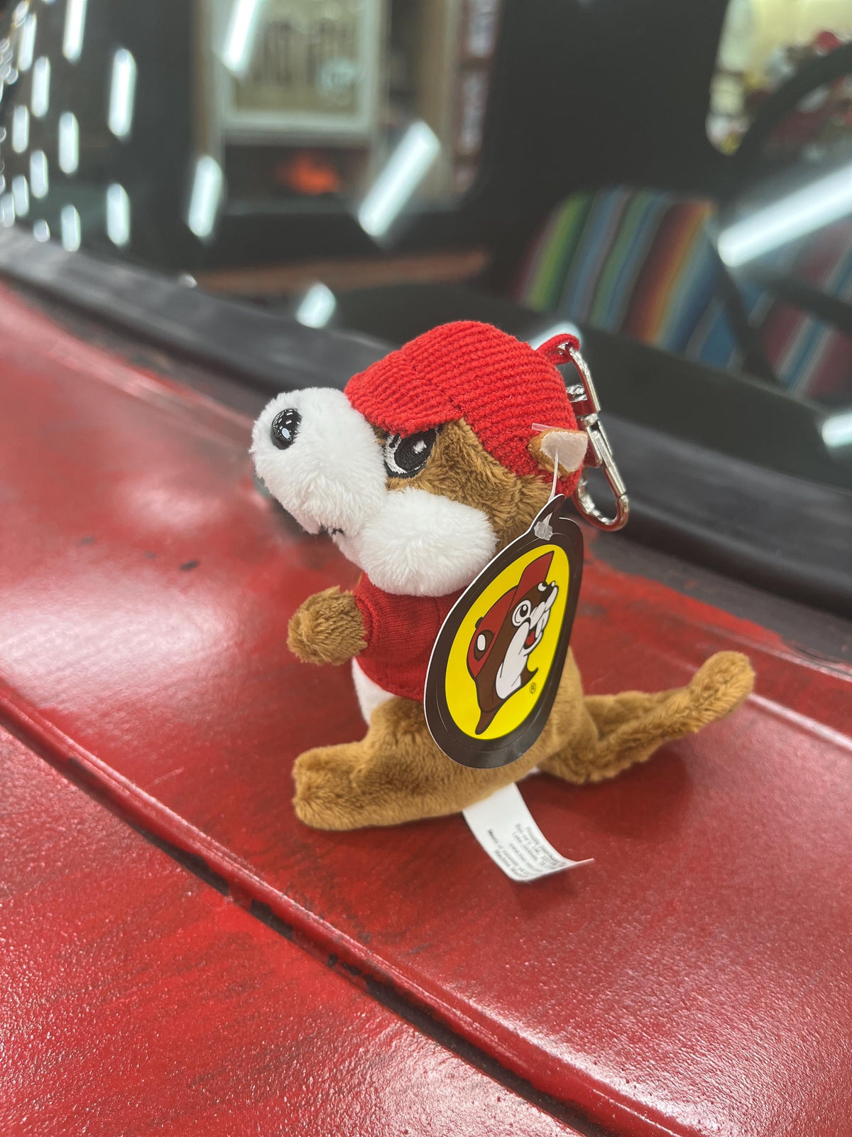 Buc-ee Mini Plush, Stuffed Animal, Beaver Keychain, Backpack Plush, Party Favors, Birthday Gift, collectible, 3.5"