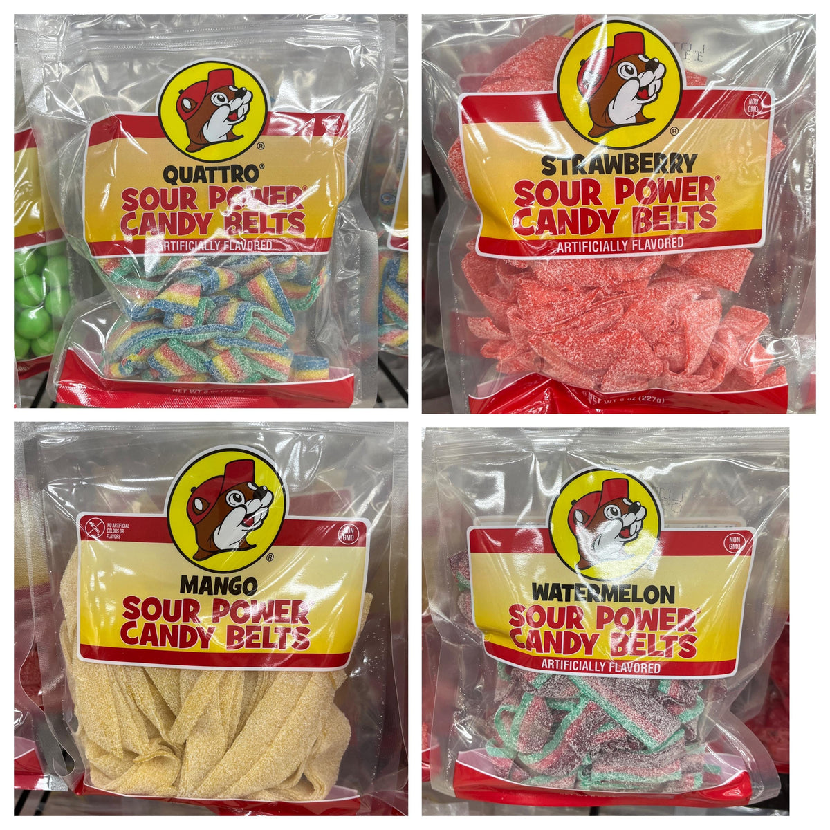 Buc-ee’s Sour Candy - Balls, Belts, or Variety Pack