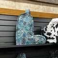 Buc-ee’s Turquoise Gems Quilted Western Boot Bag