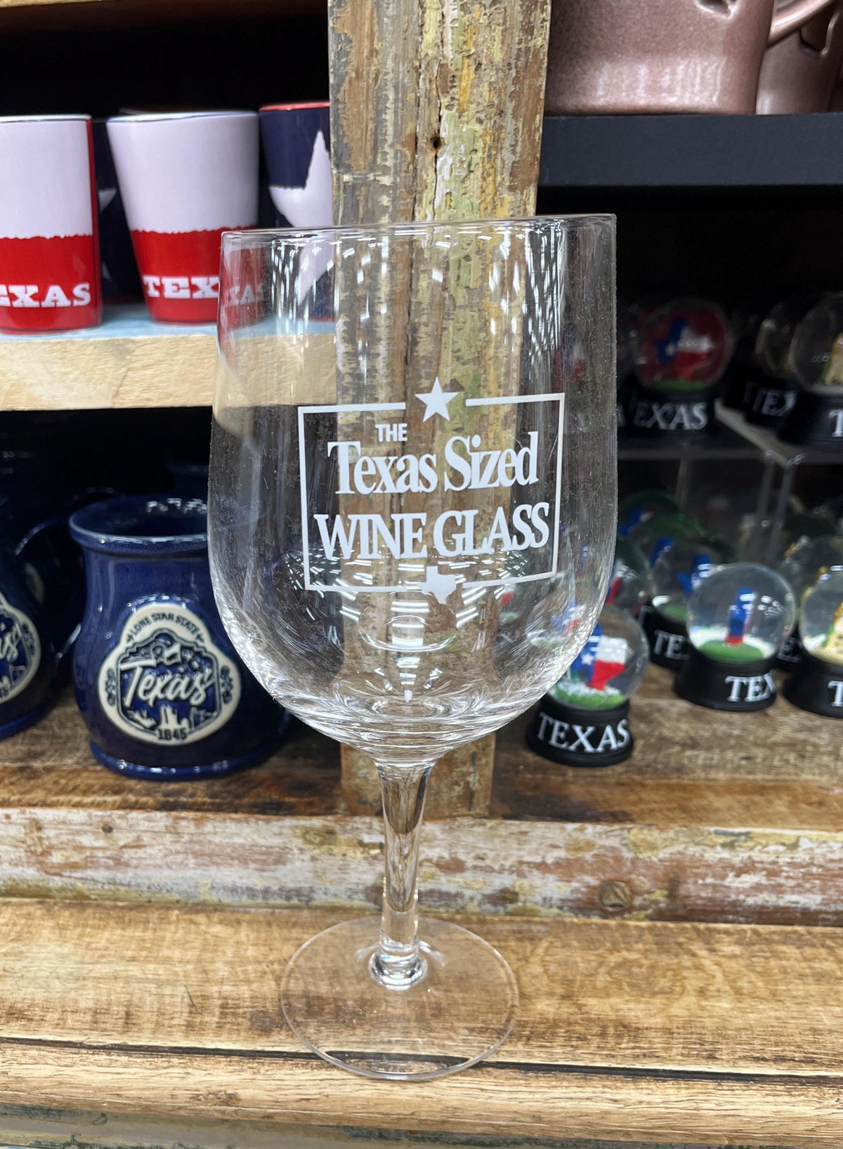 Texas Wine Glass, Large Wine Glass, Holds Full Bottle, Gift for her, gift for him, wine gift, wine lovers gift, everything’s bigger in Texas