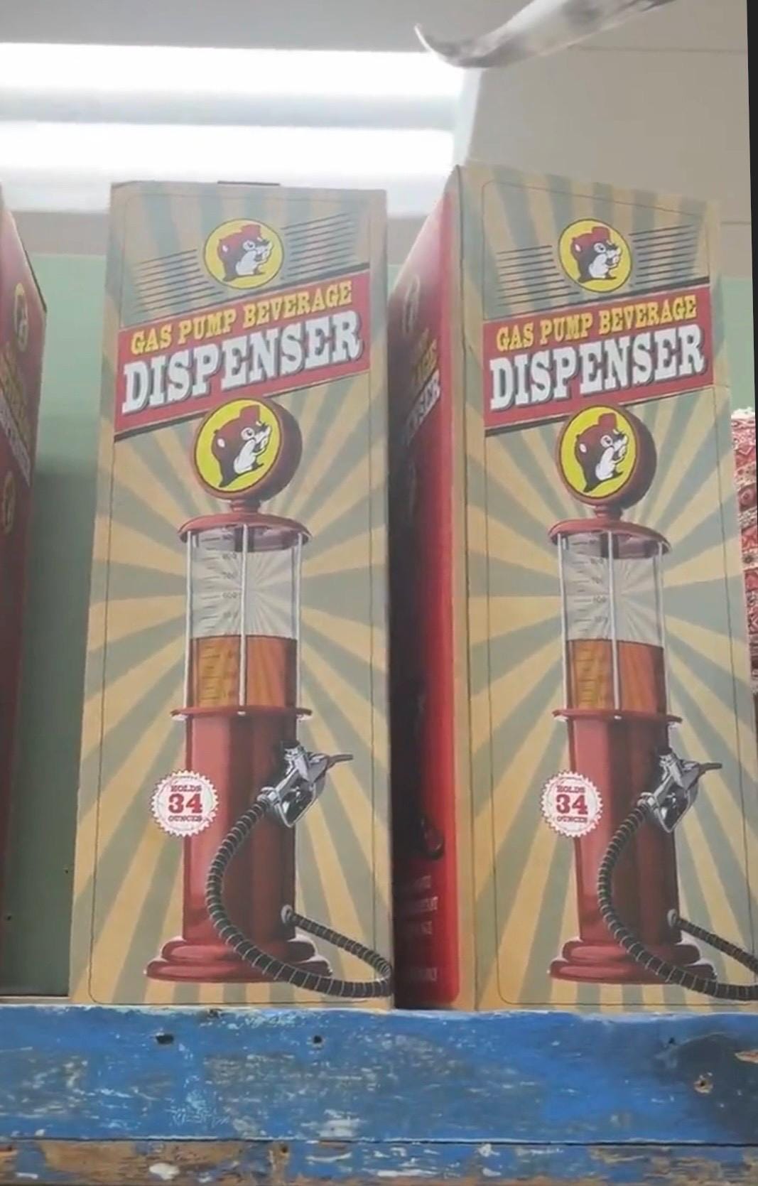 Buc-ee’s Gas Pump, Beverage Dispenser, Gas Station, Drinks Dispenser, Christmas Gift, Secret Santa, Stocking Stuffers, Novelty Gift, 19”X5.