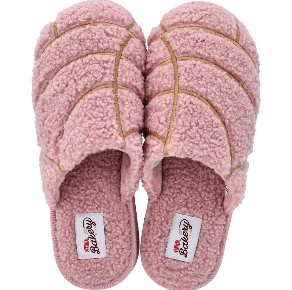 HEB Concha Slippers, Last Pair - Pink XL, HEB Bakery Slippers, Valentines Day Gift, Gift for her, Cozy Sherpa Material, **Free Delivery**