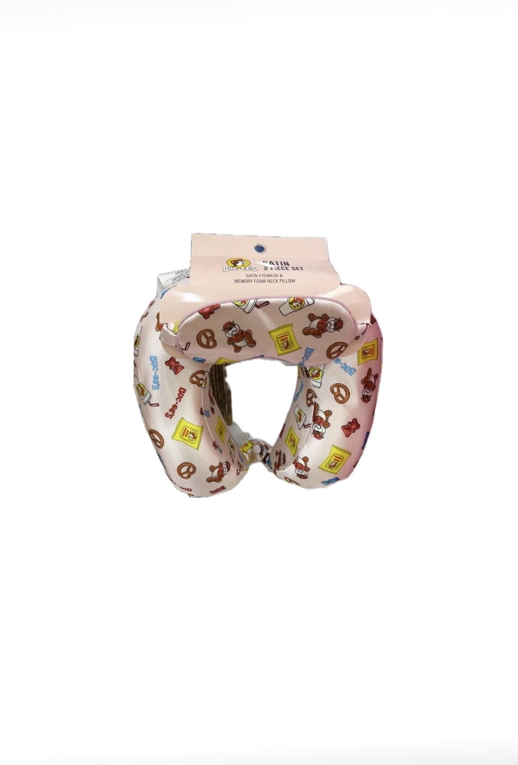 Buc-ee’s Valentine’s Gift, Travel Pillow, Memory Foam, Bucees Snacks, Eye Mask, Travel gift, Valentines Day Gift, **Sold out in stores**