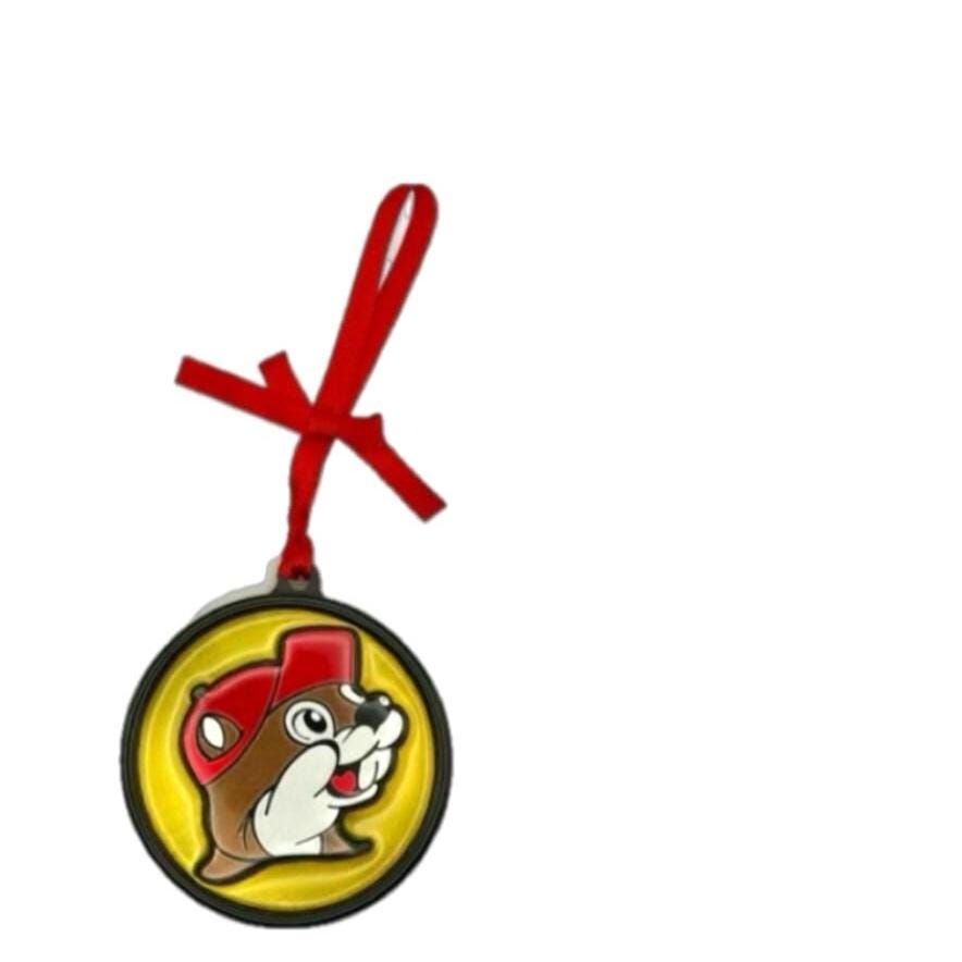 Buc-ee’s Logo Hanging Decoration, Wooden Ornament, Car Accessory, Office Decor, Bucees Logo, Texas Gift, Housewarming Gift 3"