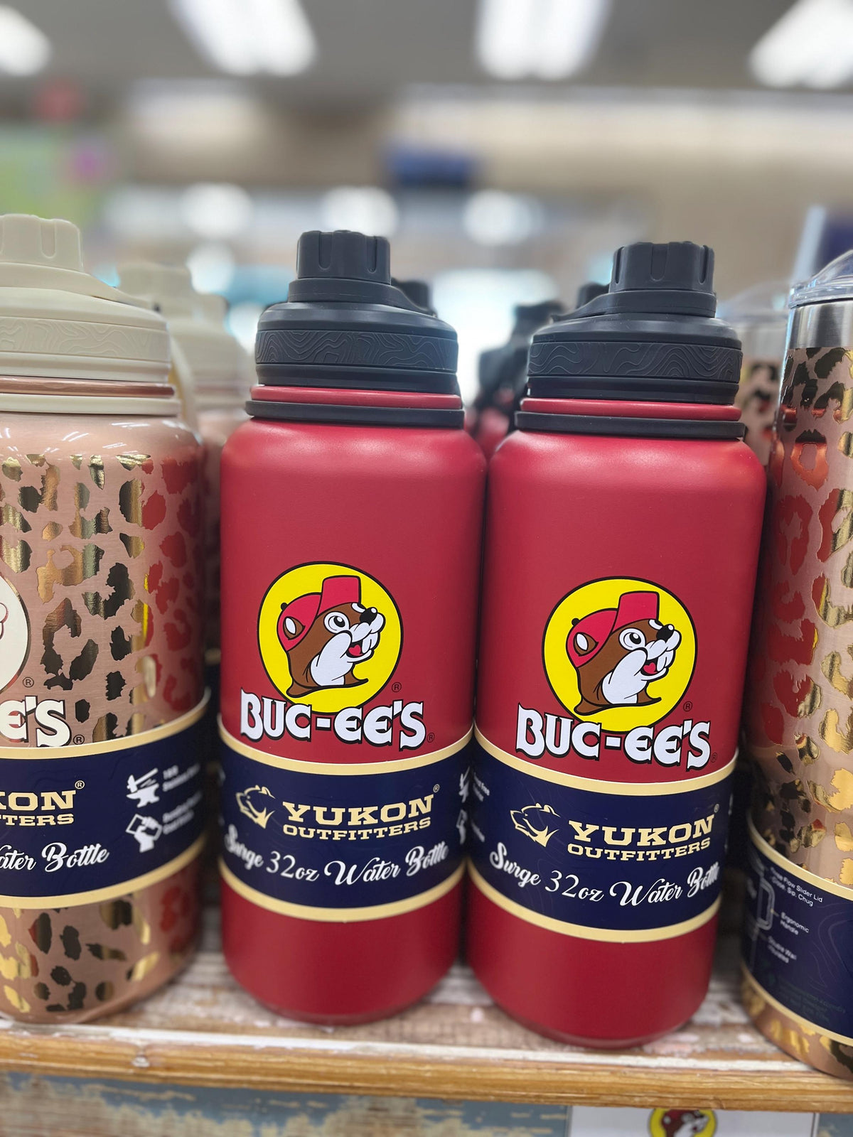Buc-ees 32oz Water Bottle, Surge Water Bottle, Bucees Tumbler, Red Water Bottle, Coffee Mug, Coffee Cup, Christmas Gift, Stocking Stuffers