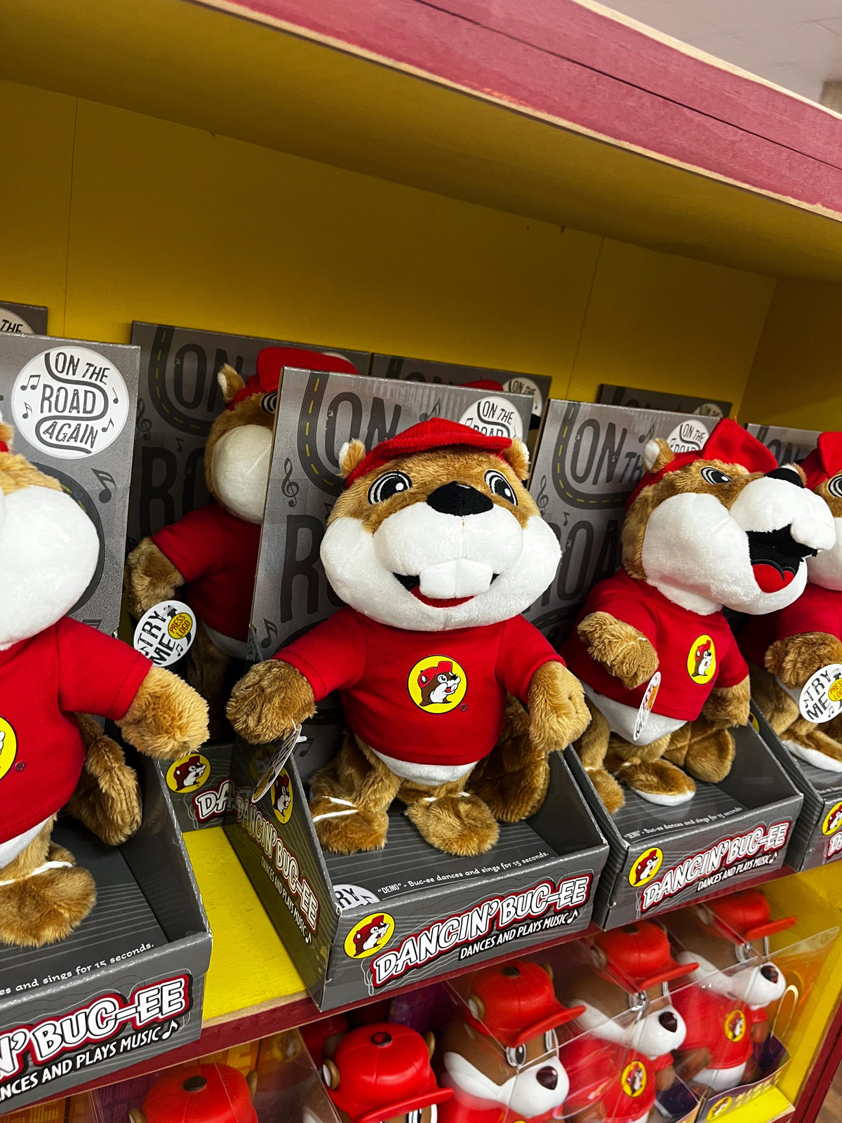 Dancin’ Buc-ee’s Plush, Dances to “On The Road Again”, Cute and fun Plush, Valentines Gift, Birthday Gift, Stuffed Animal, Collectible