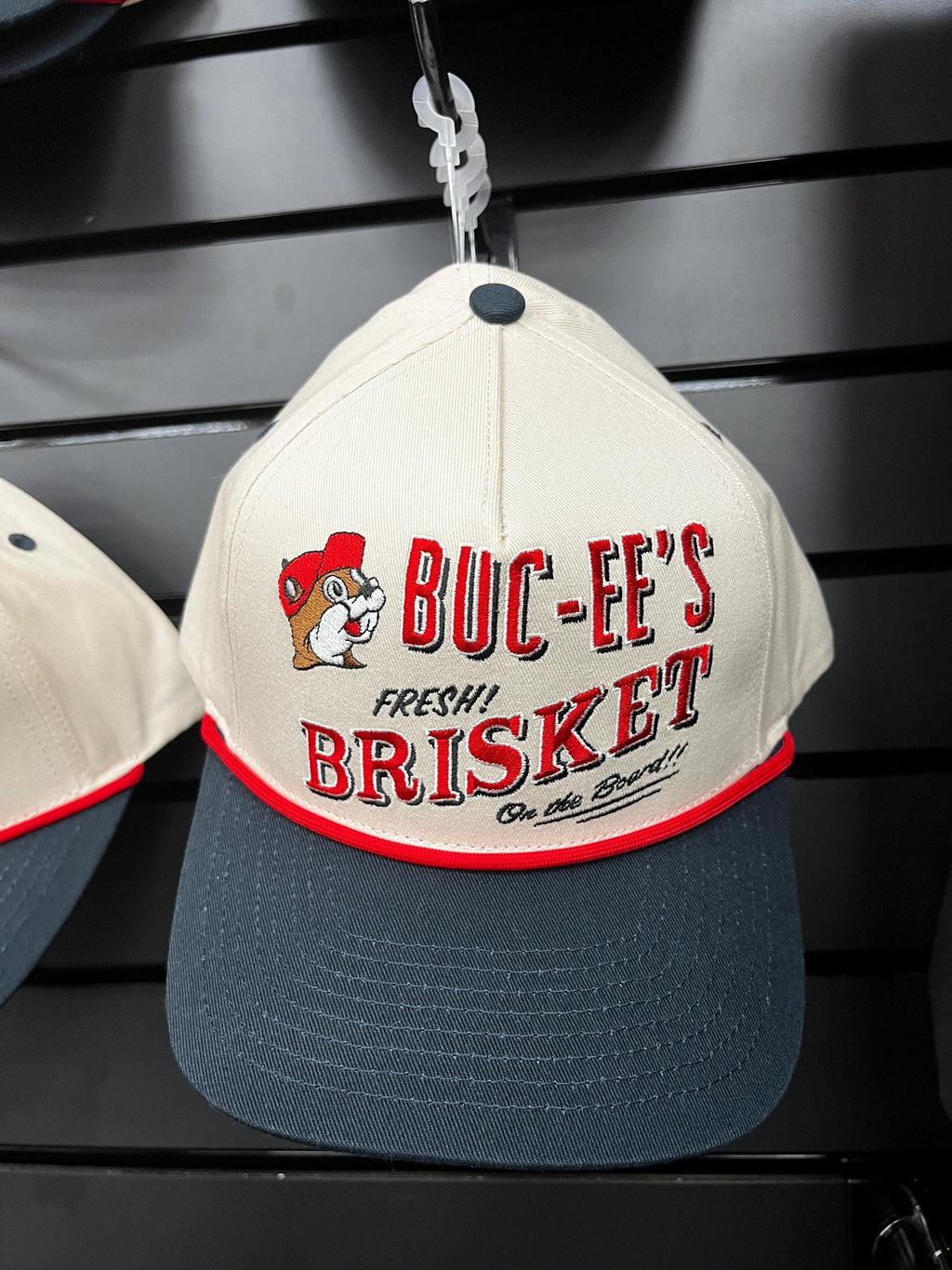 Buc-ee’s Hat, “Fresh Brisket On The Board”, Trucker Hat, Texas BBQ, Trucker Cap, Texas Gift, Valentines Gift, Gift for Him - Matching Tshirt