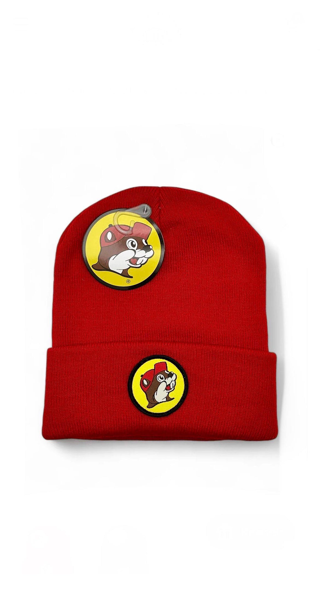 Buc-ee’s Knit Beanie, Black or Red, Cozy and Warm Hat, Texas Gift, Valentines Gift, Womans Beanie, Mens Beanie, Winter Cap, Adult One Size