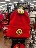 Buc-ee’s Knit Beanie, Black or Red, Cozy and Warm Hat, Texas Gift, Valentines Gift, Womans Beanie, Mens Beanie, Winter Cap, Adult One Size