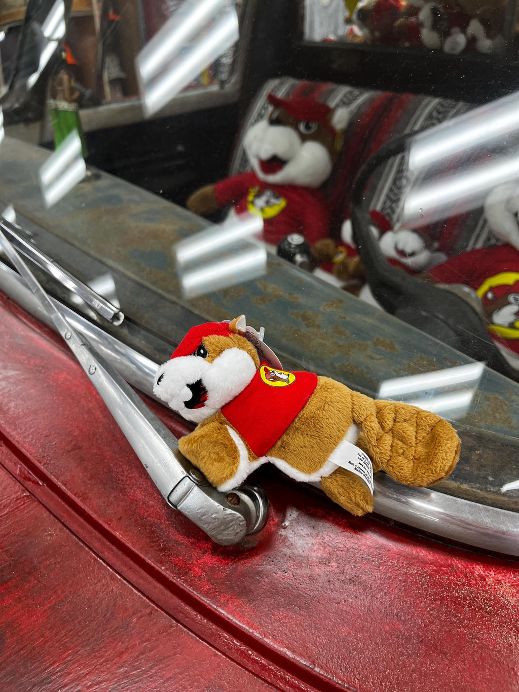 Buc-ee’s Slap On Wristband, Bucee Bracelet, Plush Wrap, Stuffed Animal, Party Favor, Gift for kids, Valentines Gift, Birthday Gift, 3.5”