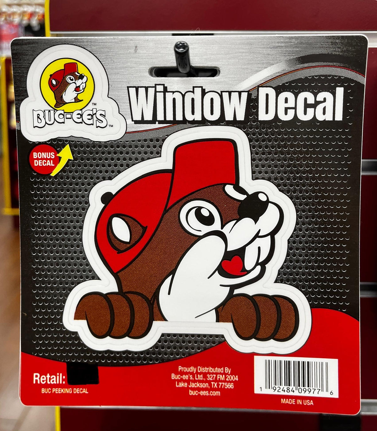 Buc-ee’s Sticker Decal, Car Decal, Bucees Logo Window Decal, Vinyl Car Decal, Decal for Rear Windows, Add Bucees Spirit to your car or truck