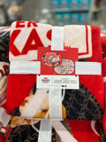 HEB Creamy Creations Double Sided Throw, Valentines Gift, Limited, Seasonal, Cookies over Texas Ice Cream Blanket, Ice Cream Throw, 50”x70”