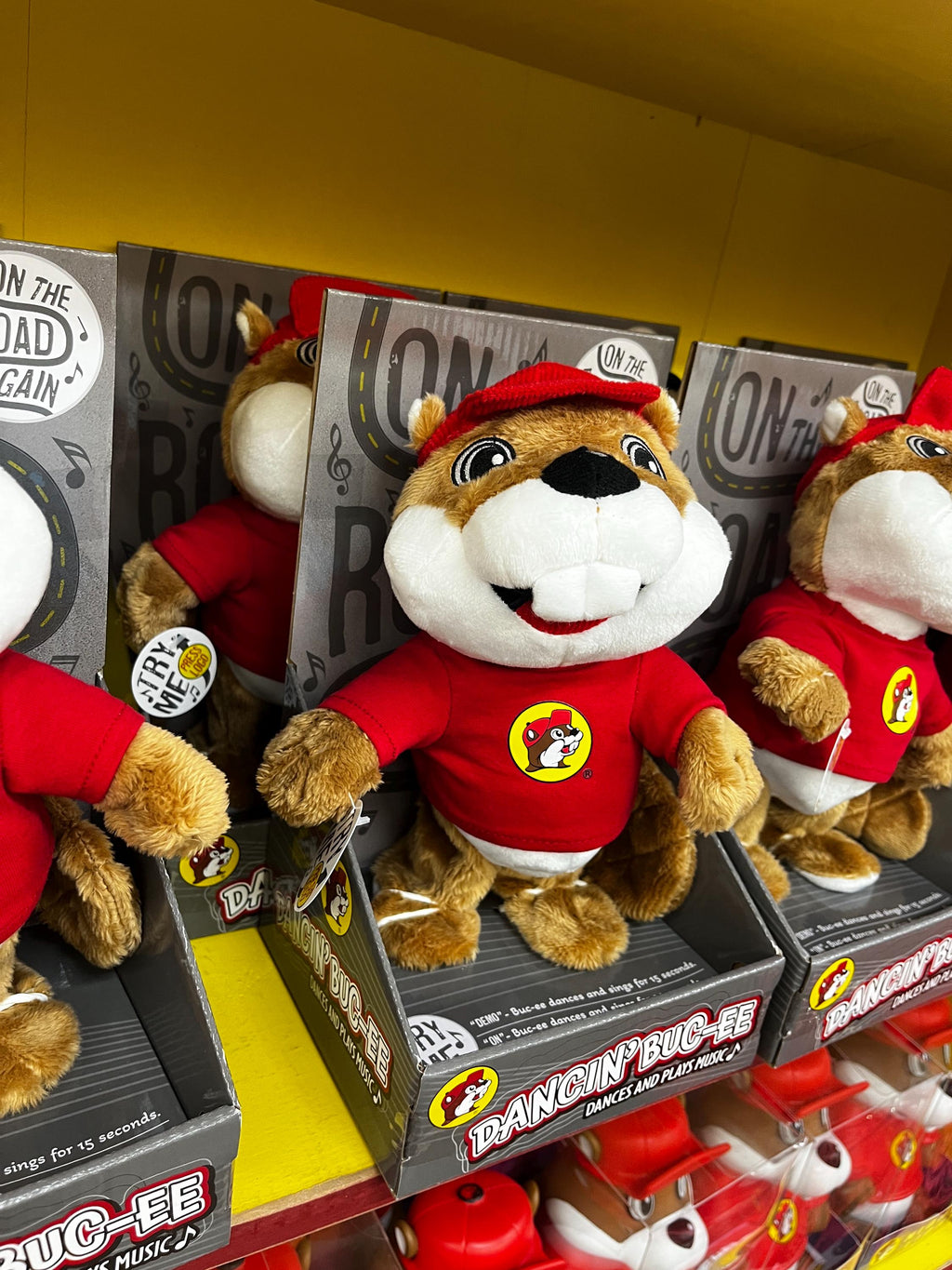 Dancin’ Buc-ee’s Plush, Dances to “On The Road Again”, Cute and fun Plush, Valentines Gift, Birthday Gift, Stuffed Animal, Collectible