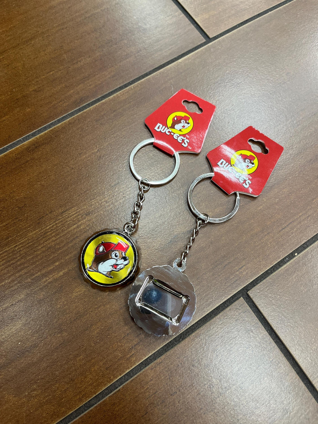 Buc-ee's Keychains, Bottle Opener, Classic Logo Charm, Different Designs to choose from,