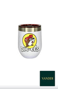 Buc-ee's Logo Tumbler, Insulated Stainless Steel Wine Glass 10oz