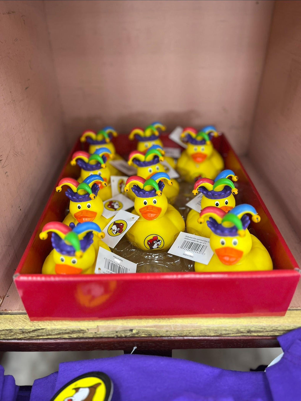 Ducks, NEW MARDI GRAS Duck, Rubber Ducks, New Years Duck, Classic Red Rubber Duck, Buc-ees 5 Pack, Mardi Gras Tshirts and Tumblers available