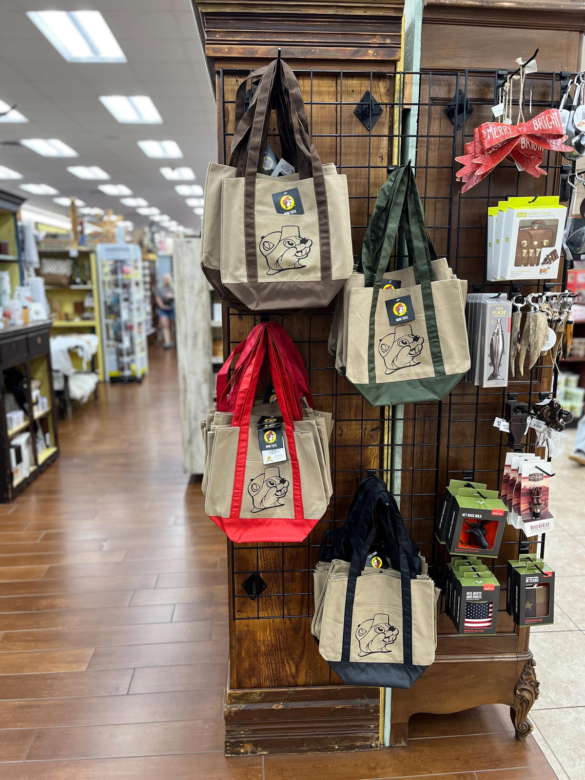 Buc-ee's Mini Tote Bag, Beaver Logo, Tote Bags, Mini Totes, Mini Red, Mini Green Tote, Mini Black Tote - These won't last long!!